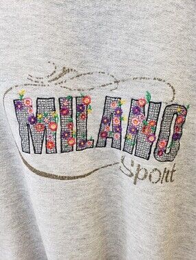 Vintage 1980s 1990s Milano Sport Sweatshirt